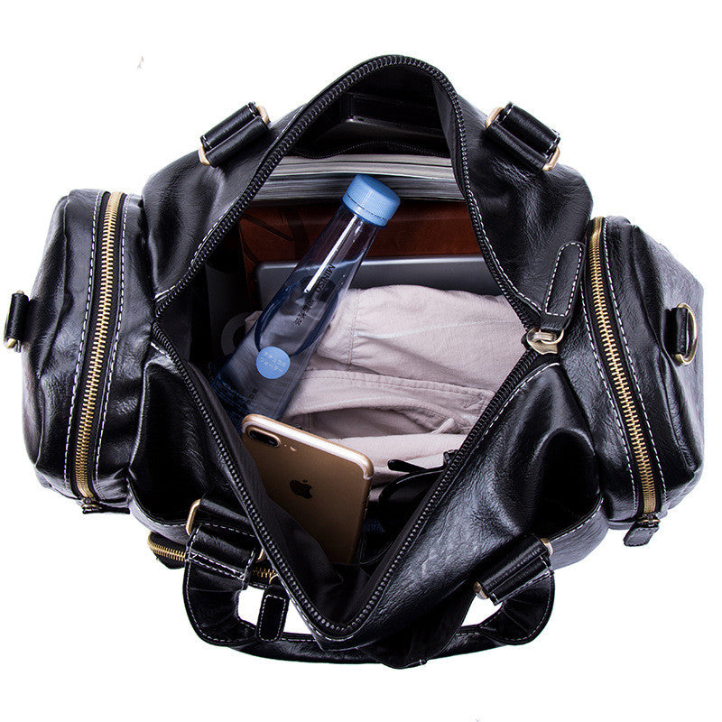 Mochila De Cuero Para Gimnasio