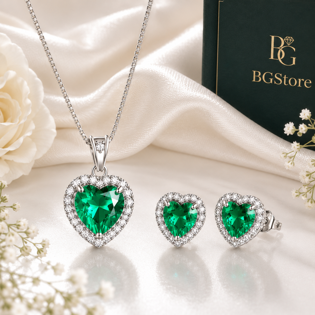 Eternal Emerald™-Set Corazón Premium